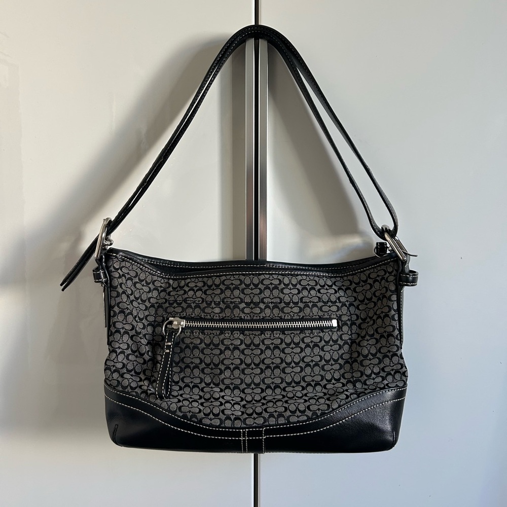 Coach Black Shoulder Bag Y2K